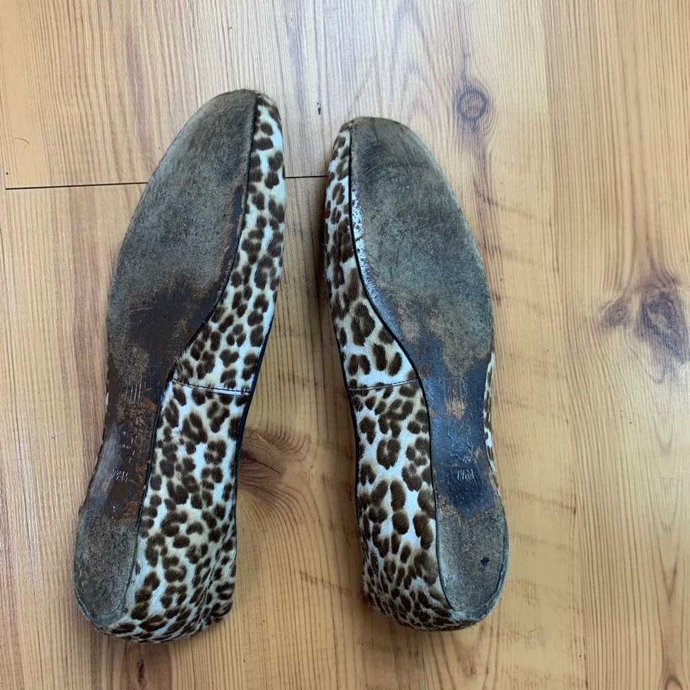 Pelle Moda Leopard Print Calf Hair Flats size 7.5 - Picture 5 of 5